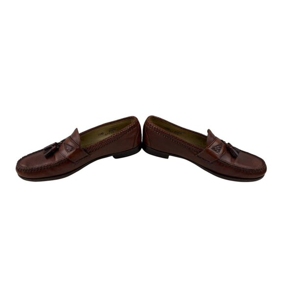 *Allen Edmonds Maxfield Tassle Loafers Mens Size 11.5 Brown Leather Quiet Luxury main image 5